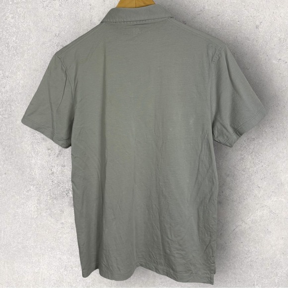 Peter Manning Short Sleeve‎ Polo Shirt Mens Size Small 3 Grey Chest Pocket Golf - Picture 3 of 10